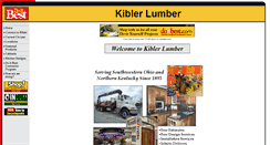 Desktop Screenshot of kiblerlumber.com